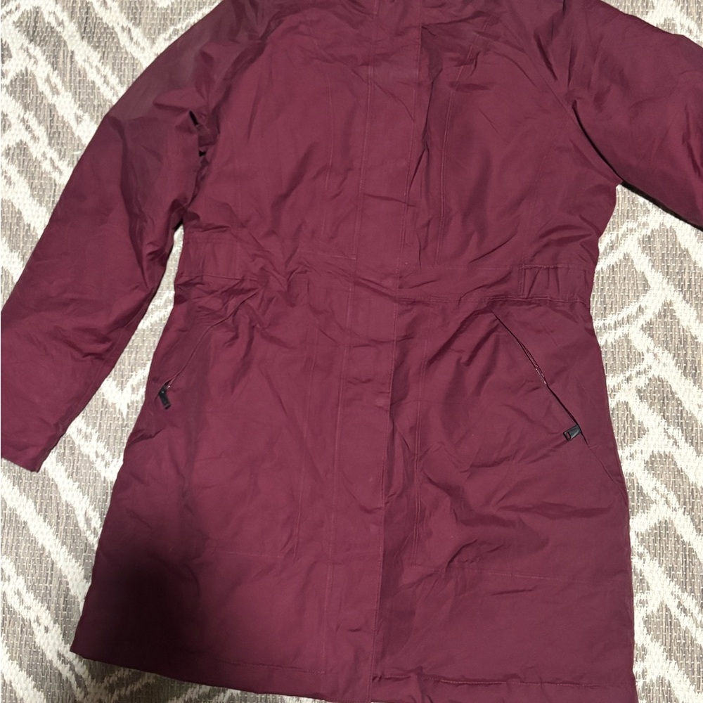 The North Face Women's Burgundy Puffer Coat